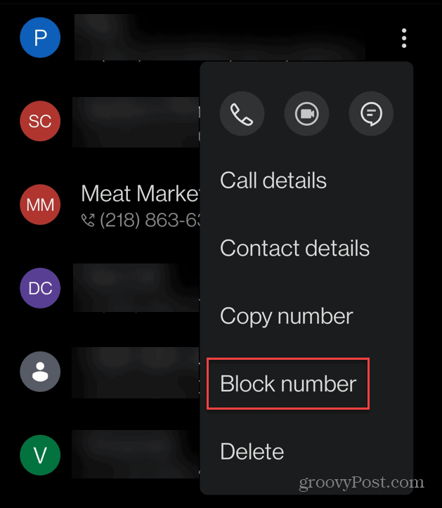 Blokir Nomor di Android