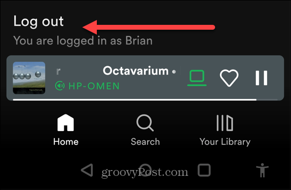 Dapatkan Spotify di Layar Kunci Android