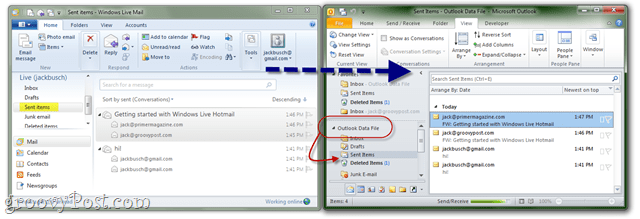 Ekspor Windows Mail ke Outlook Exchange