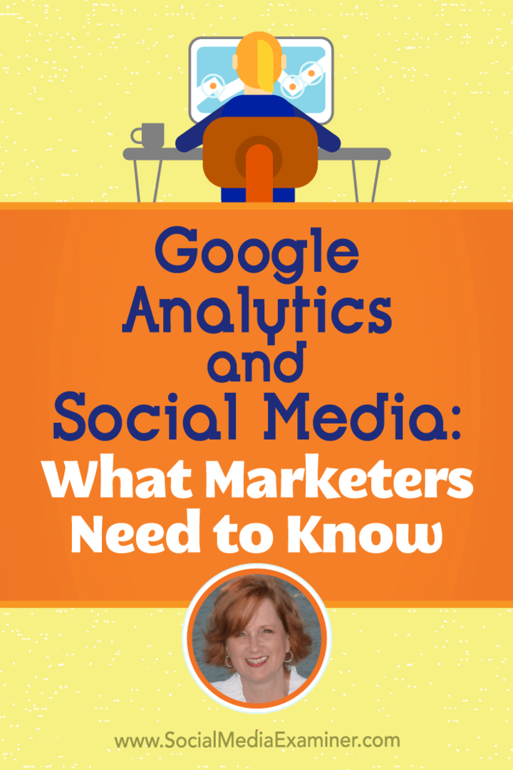 Google Analytics dan Media Sosial: Yang Perlu Diketahui Pemasar menampilkan wawasan dari Annie Cushing di Podcast Pemasaran Media Sosial.