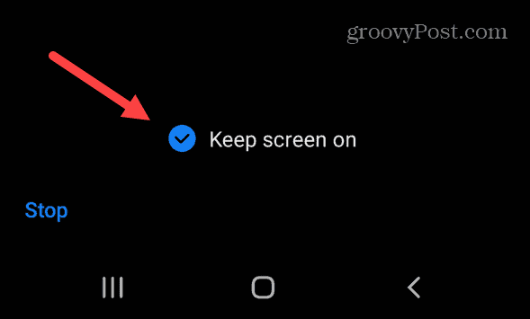 menjaga layar di Android