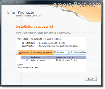 Bagaimana-Untuk mengatur kotak masuk Anda dengan Add-in Prioritizer Email baru untuk Microsoft Outlook:: groovyPost.com