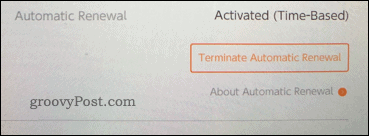 Hentikan Nintendo Switch Online Automatic Renewals