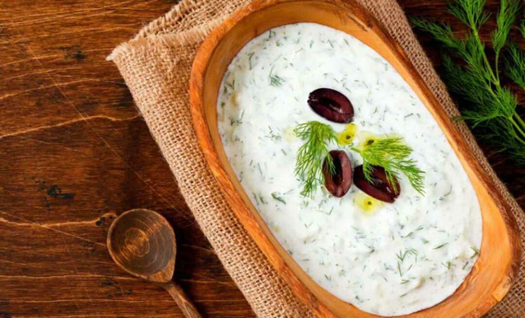 Bagaimana cara membuat dill tzatziki? Resep yogurt dan dill tzatziki yang menyegarkan