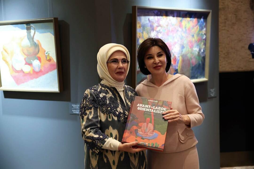 Kunjungan Emine Erdogan ke Samarkand! Mengunjungi pameran Colours of Uzbekistan