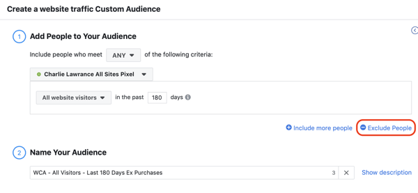 Gunakan iklan Facebook untuk beriklan kepada orang-orang yang mengunjungi situs web Anda, Langkah 3.