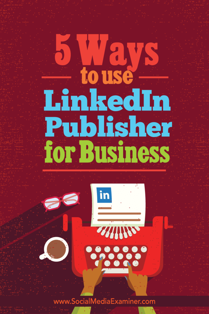 mengembangkan bisnis dengan penerbit linkedin