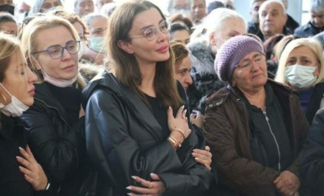 Reaksi "tidak bermoral" dari Özge Ulusoy! Tentang penampilannya di pemakaman ayahnya...