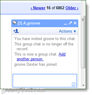 obrolan grup di jendela gmail