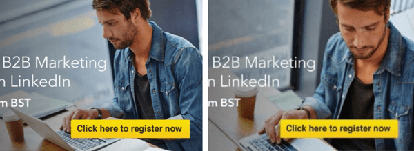 Bereksperimenlah dengan cara menarik perhatian ke CTA di pembaruan LinkedIn Anda.