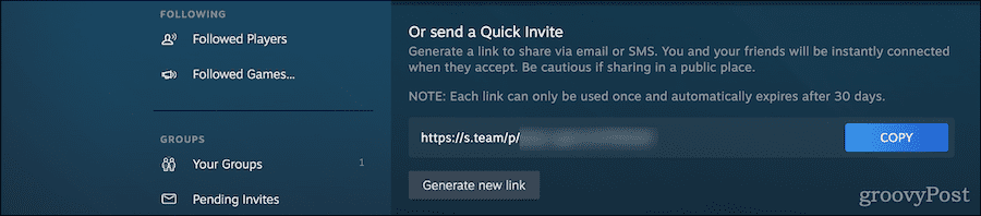 Cara menambahkan find quick invite di steam