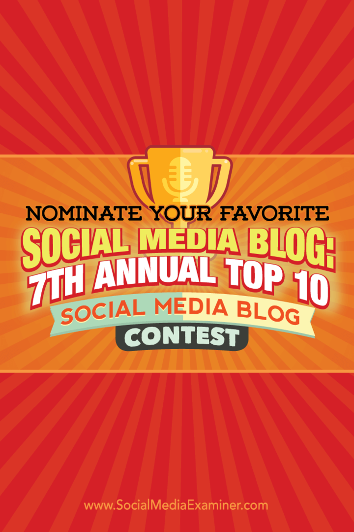 Kontes blog media sosial 10 besar tahunan ke-7