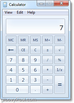 windows 7 baru kalkulator