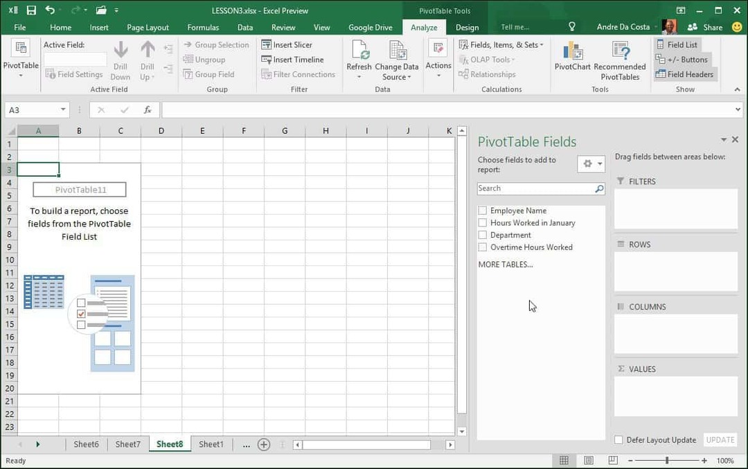 Cara membuat Pivot Table di Microsft Excel