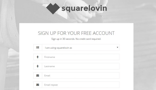Mendaftarlah untuk mendapatkan akun Squarelovin gratis.