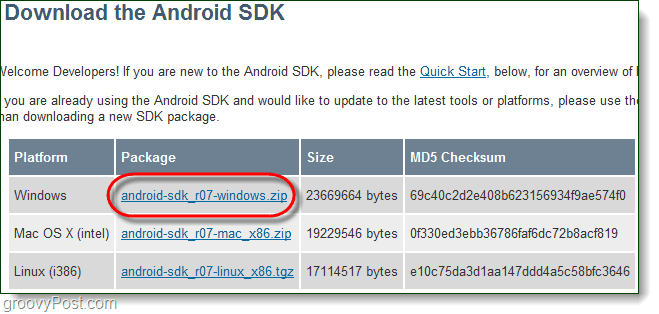 Unduh SDK Android