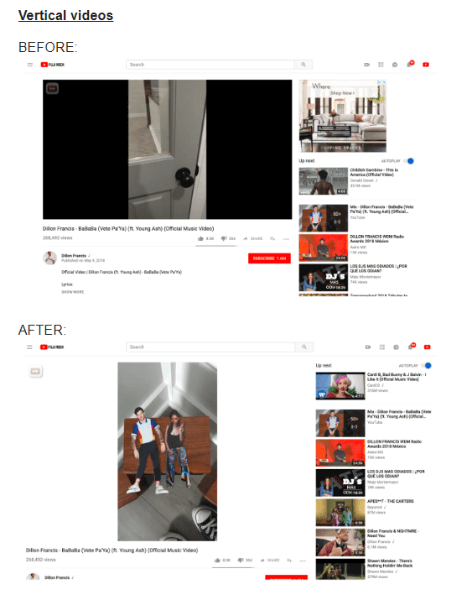 YouTube memperbarui cara video vertikal dilihat di desktop.