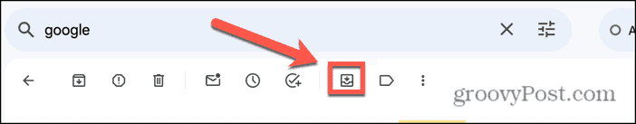 gmail pindah ke ikon kotak masuk