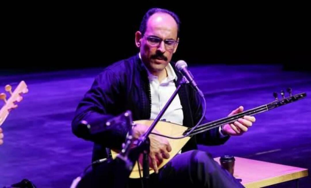 İbrahim Kalın menampilkan konser yang tak terlupakan dengan 'İrfani Türküsü'!