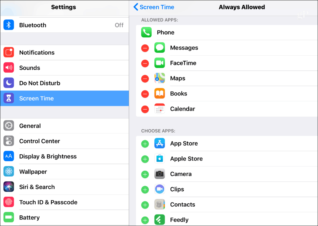 Batas Aplikasi Waktu Layar iOS 12