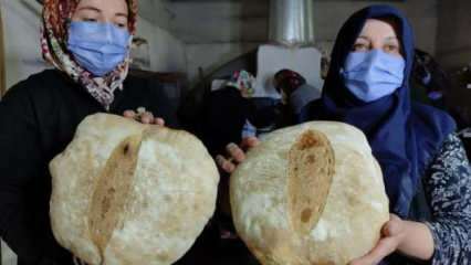 Petani wanita membangun masjid dengan uang roti! 