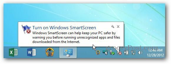 Pemberitahuan Balon SmartScreen