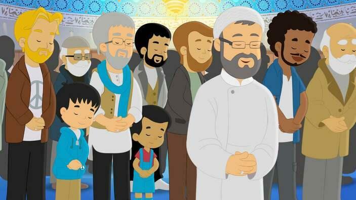 Adegan dari episode pertama animasi Ramadan Moon