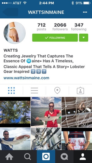 contoh branding profil instagram