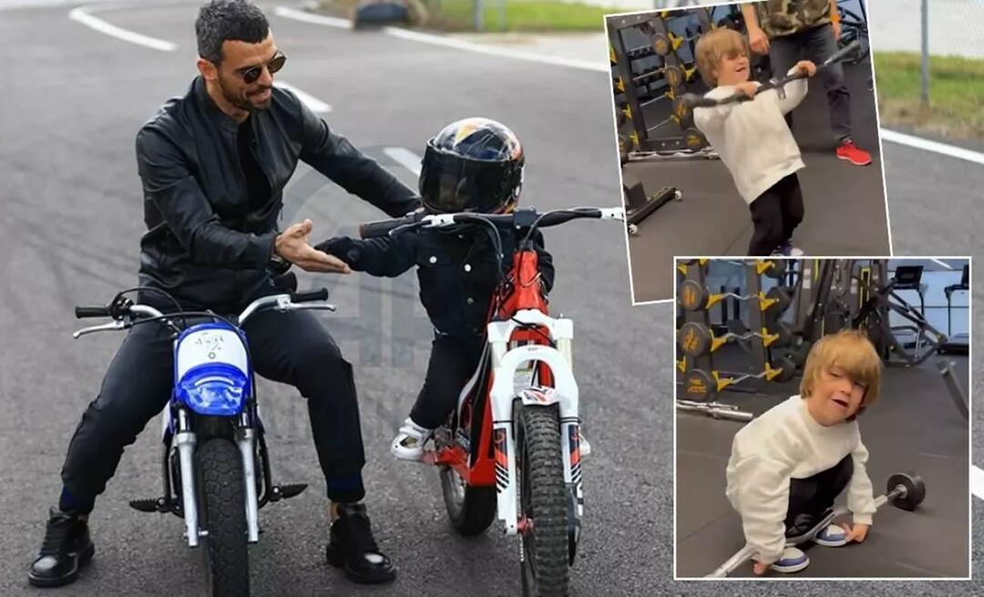 Putra Kenan Sofuoğlu yang berusia 4 tahun, Zayn, kembali terkejut