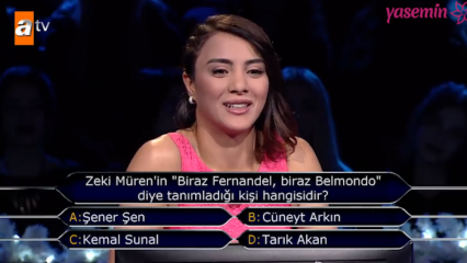 Sabriye Şengül meninggalkan tanda pada Who Wants to Be a Millionaire