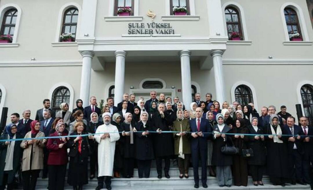 Gedung layanan Yayasan Şule Yüksel Şenler dibuka di bawah kepemimpinan Presiden Erdoğan