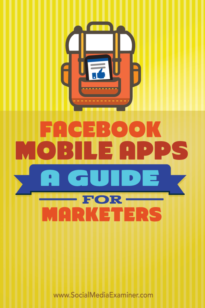 Aplikasi Seluler Facebook: Panduan untuk Pemasar: Penguji Media Sosial