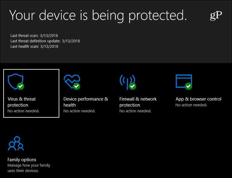Keamanan Windows Defender Windows 10