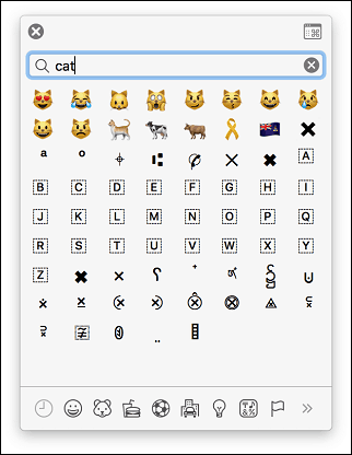 aktifkan keyboard emoji macos
