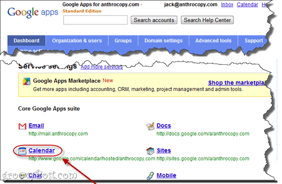 Buka Url Alamat Pribadi Kalender Google Apps