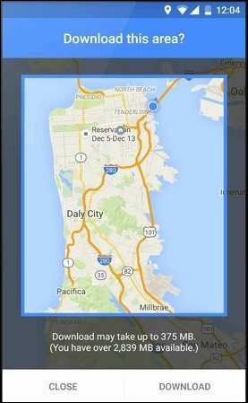 Cara Menggunakan Google Offline Maps Baru Diperbarui pada Android