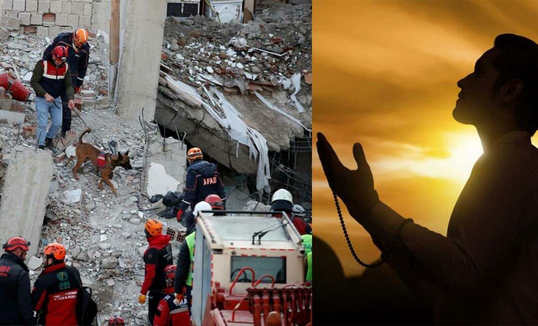 Doa apa yang dipanjatkan untuk mereka yang berada di bawah reruntuhan gempa?