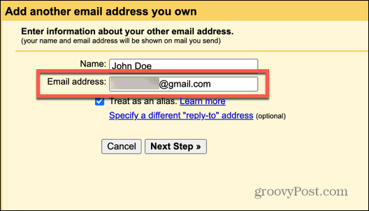 email alias gmail