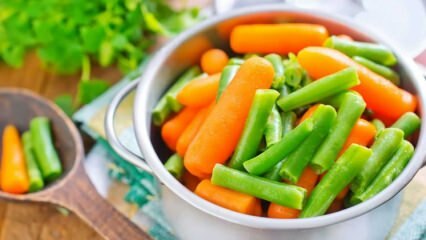 Bagaimana sayuran dan daging disimpan? 