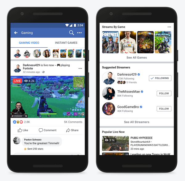 Facebook mengumumkan Program Level Up, program baru yang dikhususkan untuk pembuat game baru, dan memulai debutnya di tempat baru bagi orang-orang dari seluruh dunia untuk menemukan dan menonton streaming video game Facebook.