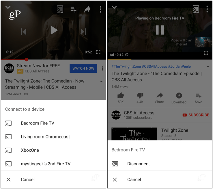 Keluarkan iPhone YouTube ke Fire TV