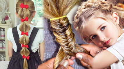 Apa saja gaya rambut anak-anak yang bisa dilakukan di rumah? Gaya rambut sekolah yang praktis dan mudah