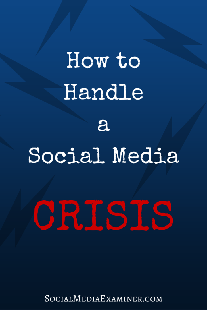 bagaimana menangani krisis media sosial