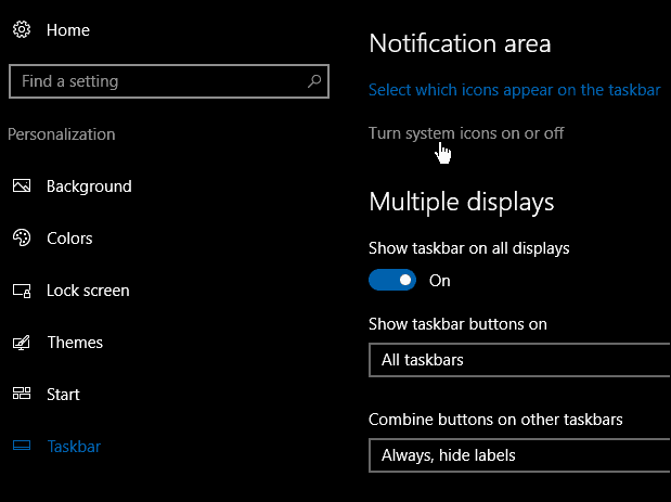 Windows 10 Tip: Pilih Ikon Yang Muncul di Baki Sistem
