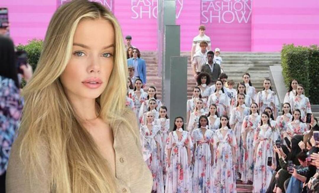 Model terkenal dunia Frida Aasen yang akan tampil di podium di Antalya tidak melanggar tradisi! "Halo Turkiye"