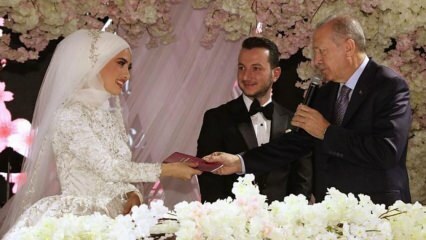 Presiden Erdogan menyaksikan dua pernikahan pada hari yang sama