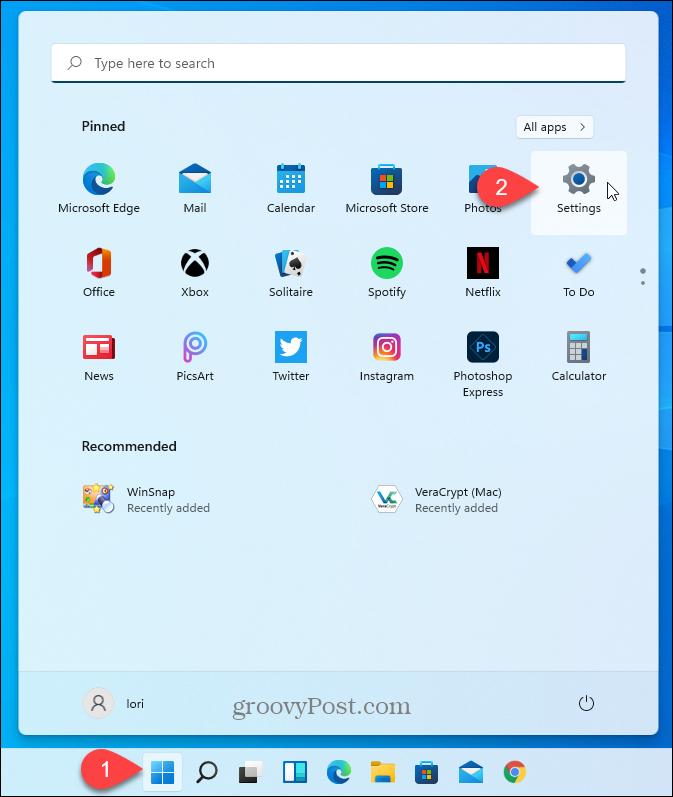 Buka Pengaturan Windows 11