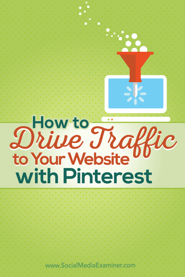 gunakan pinterest untuk mengarahkan lalu lintas ke situs Anda