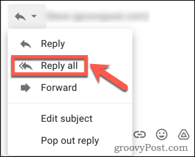 Balas ke semua penerima Gmail