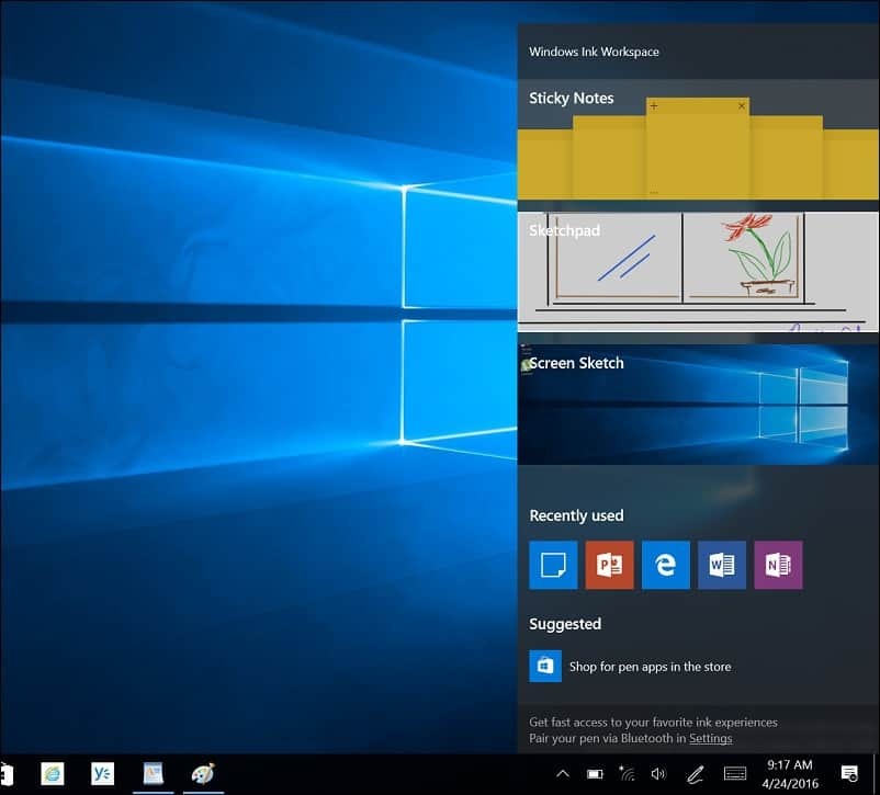 Memulai dengan Fitur Tinta Windows 10